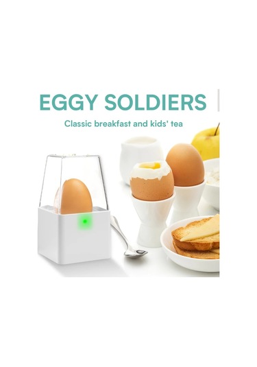 Honeybeeshop Beyaz Pancerka Hizli Tek Yumurta Pisirici Mini Elektrikli Kazan Otomatik Kapama Enerji Tasarruflu