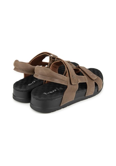 Muya Sagrado Anatomik Taban Topuk Dikeni Erkek Sandalet Vizon