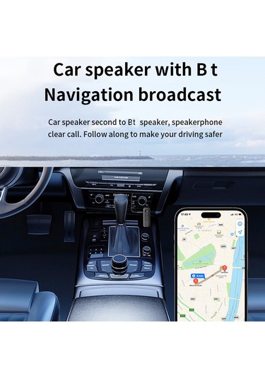 Suofeng Bt5.3 Kablosuz Alıcı Verici - Araç, Tv, Pc İçin 3.5mm Aux Bağlantılı Çift Yönlü Bluetooth Adaptör