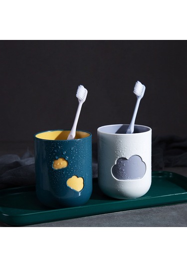 Yifomall "bulut Desenli Diş Fırçası Kutusu - Seyahat Ve Ev Kullanımı İçin Şık Ve Pratik 301-400ml " Diğer