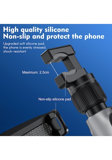 Xindoker Araç Geribakış Aynası Telefon Tutucu, 360 Döner, Ar Navigasyon İçin, 3.5-7.2 İnç Telefon Uyumlu, Sağlam Sabitleme, Tek Elle Kaldırma Siyah