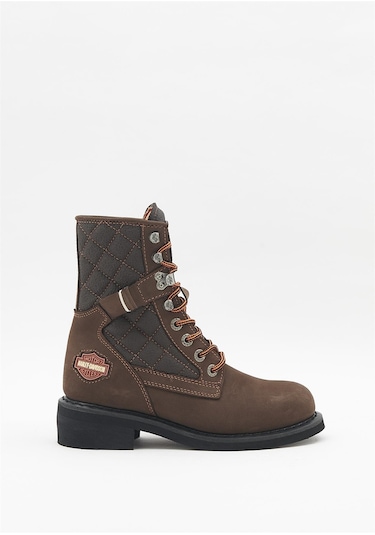 Harley Davidson Harley-davidson New Worker Kadın Kahverengi Süet Bot-22727