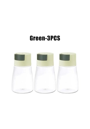 Mutfak Tuz Ve Karabiber Öğütücüler Hassas Kantitatif İtmeli Tip Baharatlık İtmeli Tip Tuzluk Baharatlık Sızdırmaz Yeşil