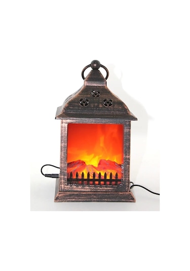 Şömine Ledli Lamba Aalk2513 Renkli