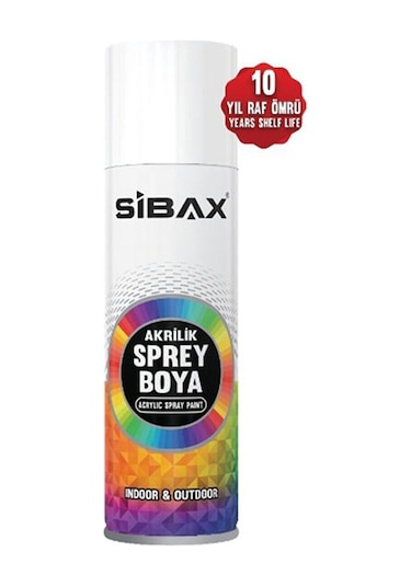 Sibax 250 Ml Akrilik Sprey Boya Karmen Kırmızı Ral3002