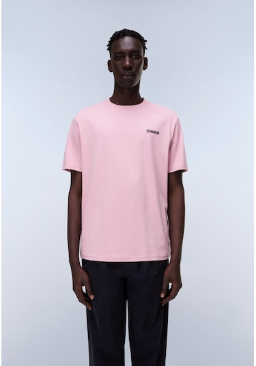 Napapijri S-small Box Ss Erkek T-shirt-31963 Pembe