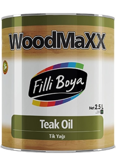 Filli Boya Woodmaxx® Teak Oil (Tik Yağı) 2,5 Lt