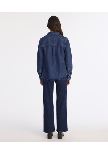 Yargıcı Regular Gömlek Yaka Uzun Kol Gömlek 25kkgm6039x 515 Mavi