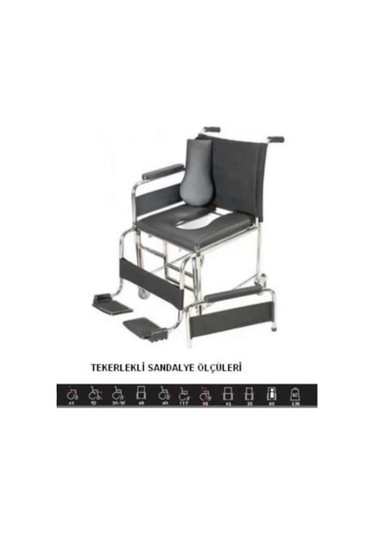 Klozet Üstü Tekerlekli Sandalye