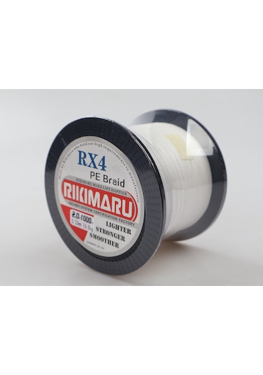 Rıkımaru 0.14 Mm Rx4-4 Katlı 500 Metre,beyaz, İp,örgü,ipek Misina