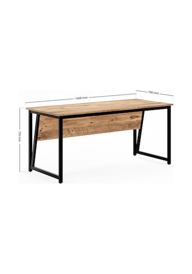 Ms2 Çalışma Masası,ofis Masası - 70x160 Cm - Çam Ms2 - 160 - Çam