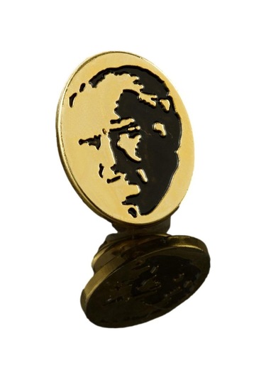 Blora Altın Atam Büst Rozet Gümüş