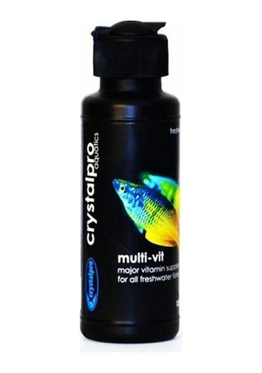 Crystalpro Multi Vit Fresh Water Balık Vitamini 125 ML