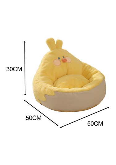 Homyl Tavuk Sarılma Yuva Yuvalama Karikatür Kedi Yavru Sarı