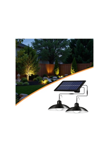 Suntek Güneş Enerjili Sarkıt Işıklar Ahır, Sera, Kamp Sıcak Beyaz