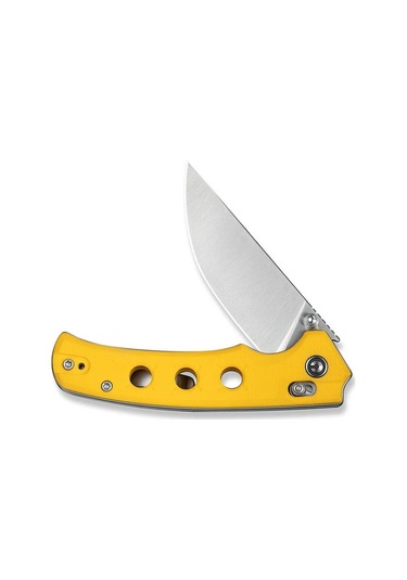 Civivi Noctis Yellow G10 Handle Satin Finished Nitro-v Blade Kamp Çakı Sarı