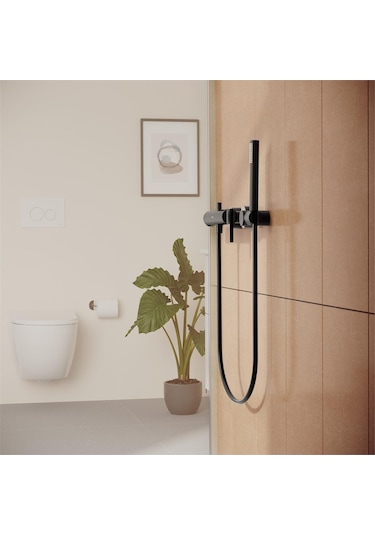 VitrA Suit Banyo Bataryası Parlak Siyah A4281839 Krom