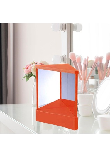 Suntek Geri Dönmeyen Ayna Kozmetik Aynası Yüz L-Turuncu