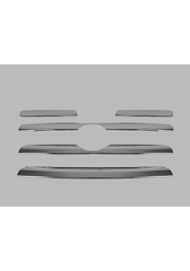 As Aktif Volkswagen Crafter Van Ön Panjur 5 Parça 2006-2012 Krom Paslanmaz Çelik