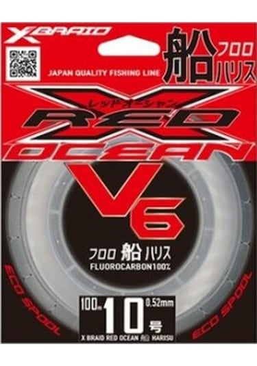 Ygk X059 Red Ocean V6 Fc %100 Misina 100 Metre 0,31mm