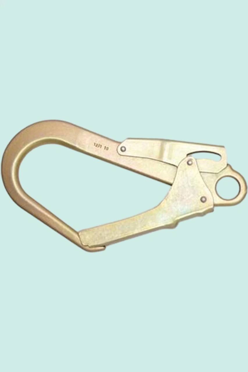 Is Guvenligi Kancasi 55mm Cift Emniyetli Yuksek Dayanikli 131 Karam Çift Büyük Kanca Düşüş