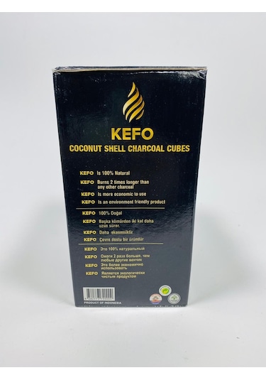 Kefo Marka Gold 1Kg Nargile Kömürü //Mangal Kömürü