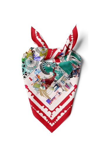 The Atelier Desen Bandana/fular Çok Renkli