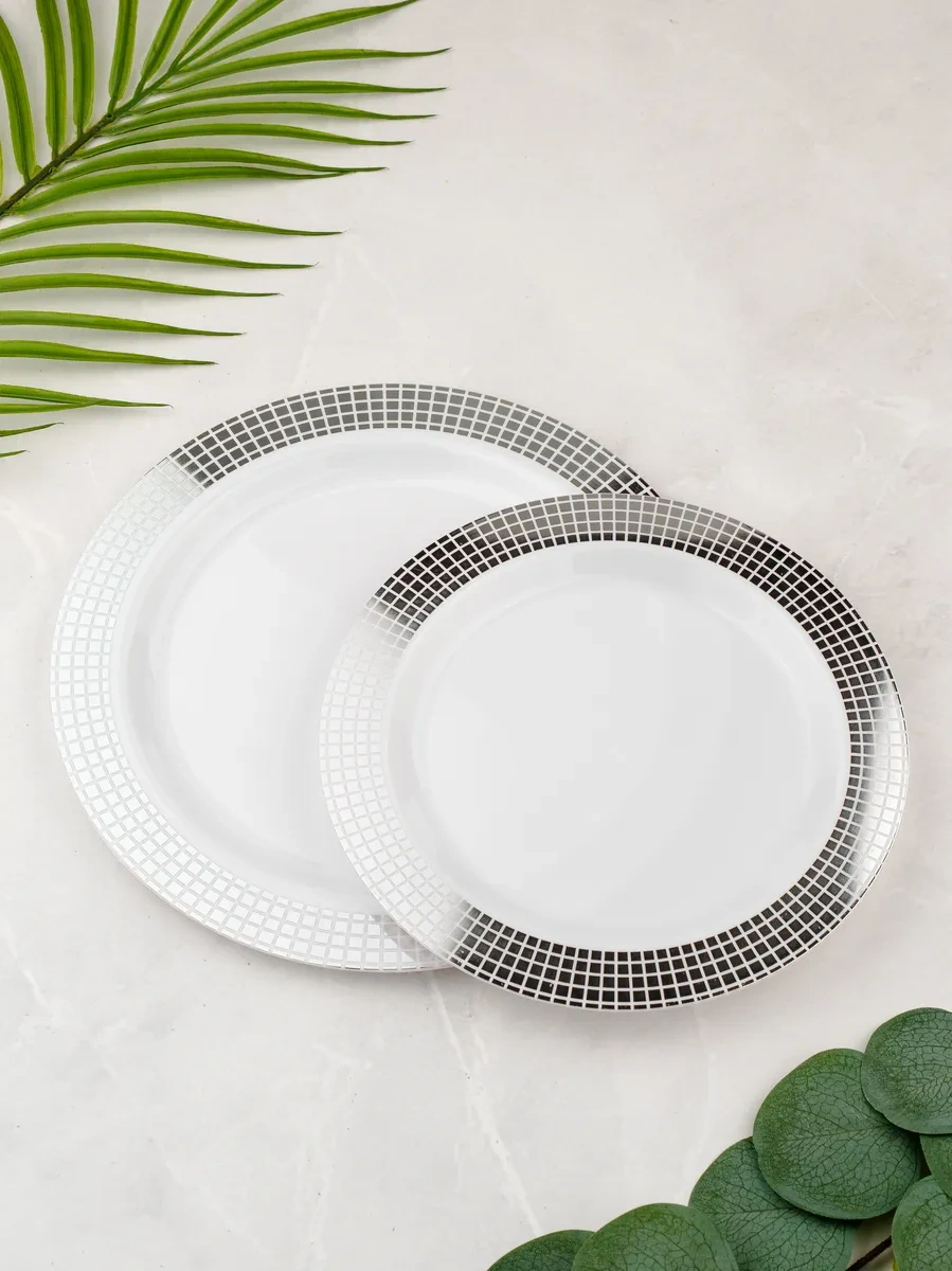 Plastcup 20 Adet Plastik Tek Kullanımlık Tabaklar 189314188 100 adet