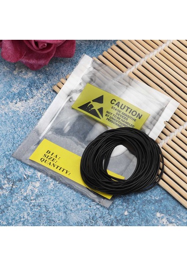 Lemestar Saat Su Geçirmezlik Gevşekliği Tamiri İçin Kauçuk O-ring Seti - 0.8mm Kalınlık, 500 Adet, Saat Tamircileri İçin Uygun