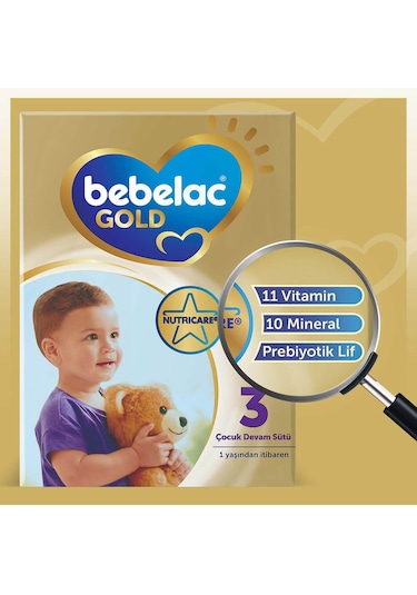 Bebelac Gold 3 Devam Sütü 1 Yaş+ 800 G