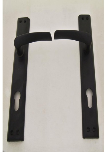 Burgaz Mat Siyah Aynalı Kapı Kolu