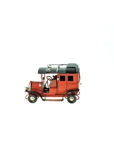 Klasik 1900 Model Araba Dekoratif Metal Araba 13 Cm
