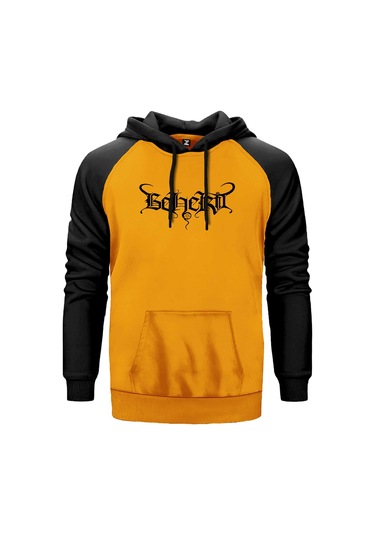 Beherit Logo Sarı Renk Reglan Kol Sweatshirt Sarı