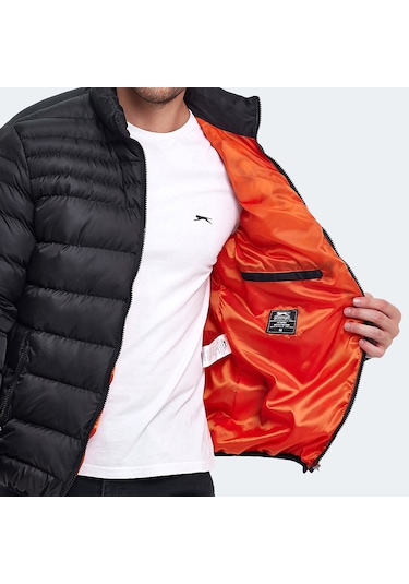 Slazenger HORIZON I Erkek Şişme Siyah Mont & Kaban