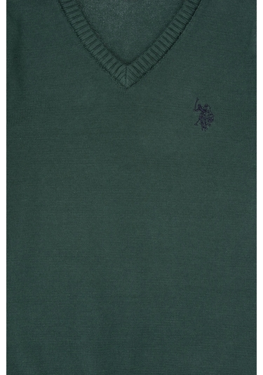 U.s. Polo Assn. Erkek Çocuk Yeşil Kazak /triko 50315611-vr054 Yesıl