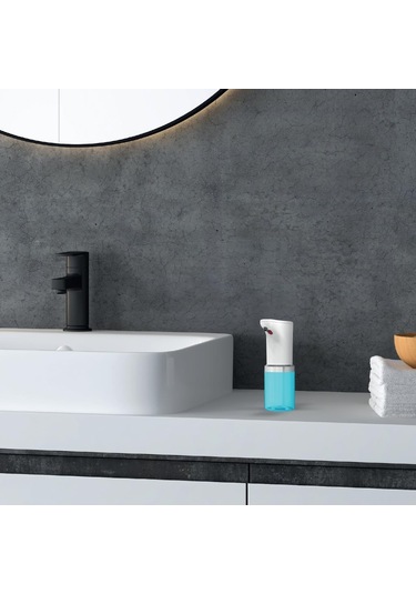 Umıe Sl-u02 300ml Siyah/ Beyaz 4xaa Pil Sensörlü Sıvı Sabunluk Umıe Şeffaf