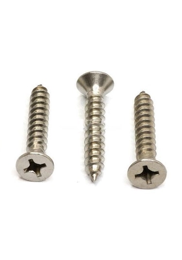 Paslanmaz Krom Vida. 30mm. 100 Adet. M4