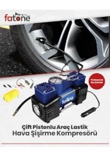 Fatone Çift Piston Araç Lastik Şişirme Çift Silindir 150psı