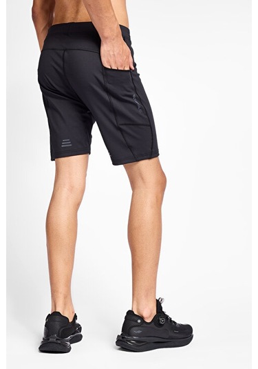 Erkek Koşu Kısa Tayt 25b-1010 SiYAH