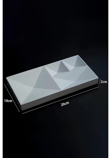 Beton Geometrik Takı Organizer Yüzük, Kolye, Küpe Ve Saat Düzenleyici Dekoratif Tepsi Beyaz