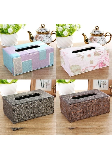 E-avrupa Doku Kutusu Yaratıcı Oturma Odası Çay El Restoran Kağıt Toplama Kutusu Continental Kortikal Peçete Doku Kutusu