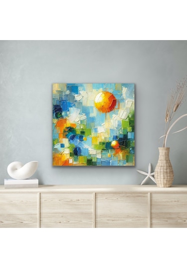 Yaz Mevsimi Kanvas Tablo 60x60cm