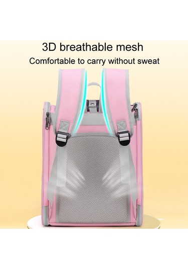 Cbtx Kare Katlanabilir Kediler Sırt Çantası Evcil Hayvanlar Açık Taşınabilir Çift Omuz Çantası Model 8 Mavi