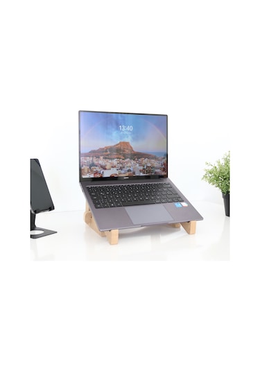 Hanwood Ahşap Laptop Standı - Laptop Yükseltici - Wls6