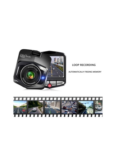 Ranyeek Araba Sürücü Kaydedici: 1080p Fhd, 170 Geniş Açı Lens, G-sensor, Gece Görüşü, 2.0" Lcd Ekran, Dönüşümlü Kayıt