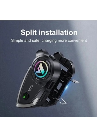 Y80 Kablosuz Bluetooth Motosiklet Kask Kulaklık Intercom Kaliteli