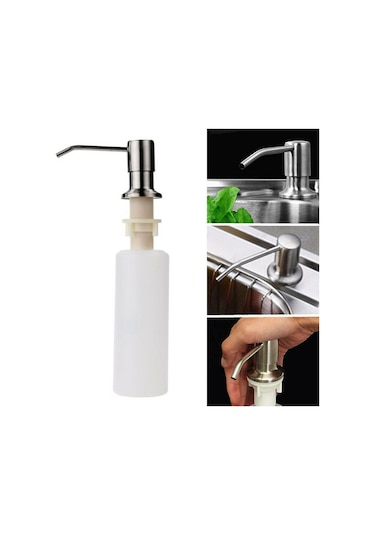 Suntek Sıvı Sabunluk Losyon Pompası Ankastre Evye Sabunluk