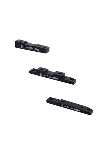 Yaleker Alüminyum Fren Disk Adaptörü Ff160, Flat Mount Uyumlu, 160mm Ön/arka, Kırmızı, 13.5-19.7g Ağırlık