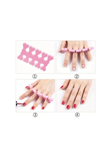 Parmak Ayırıcı Sünger Manikür Pedikür Aparatı 5 Adet