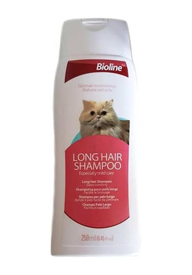 Bioline Uzun Tüylü Kediler İçin Şampuan 250 ML